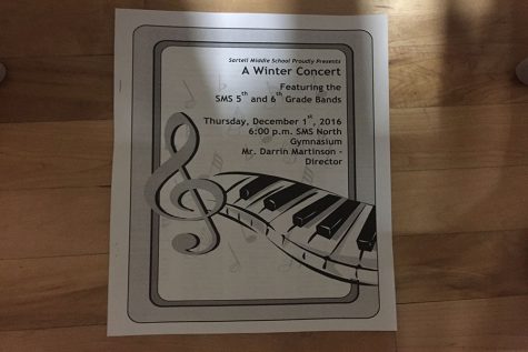 Sartell Middle School band concert!