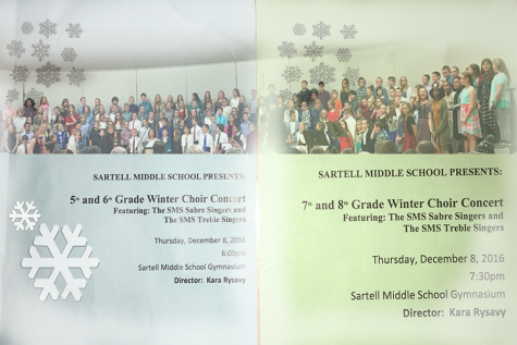 SMS annual winter choir concert