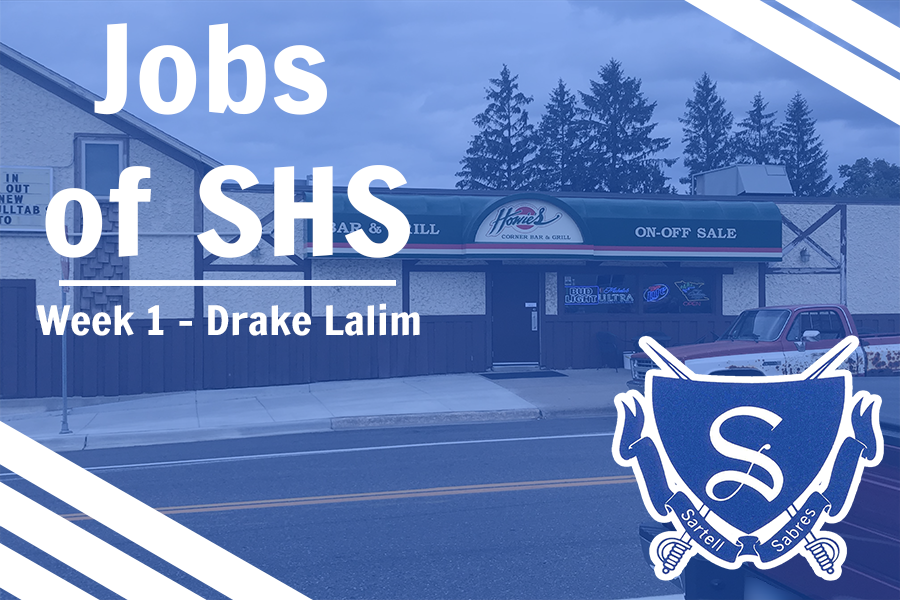 Sartell High School Senior Drake Lalim is featured in the 1st installment of Jobs of Sartell High School. Drake is employed by Howies Bar and Grill.