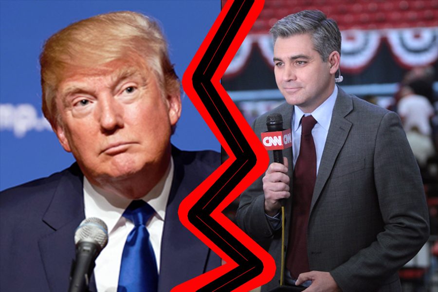 Jim+Acosta+and+President+Donald+Trump+continue+their+clash.+