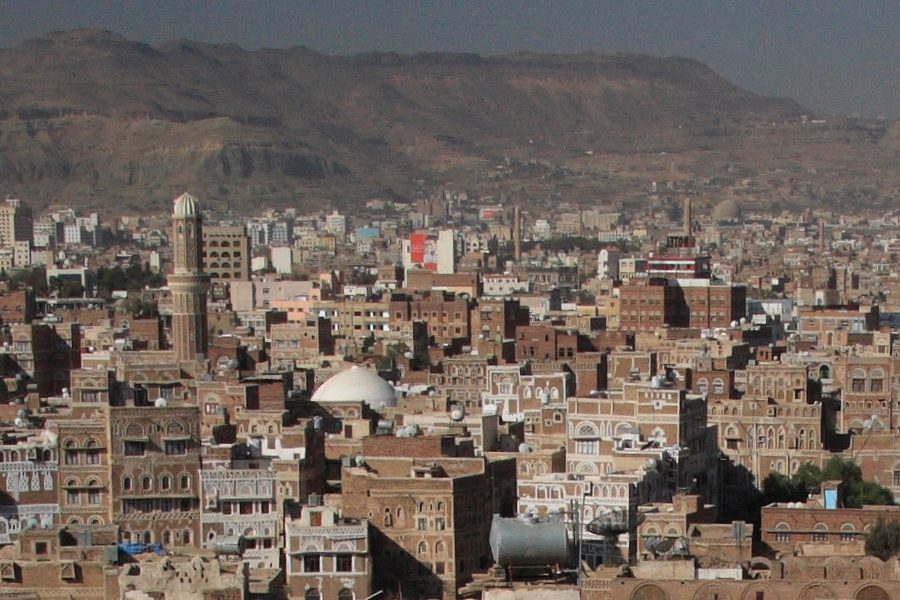 The city of Sana, Yemen, where Burch was kidnapped. 