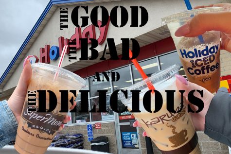All three iced coffees tried and tasted with Holiday on top. 