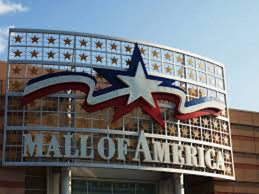 The entrance sign of Mall of America in Bloomington, Minnesota.