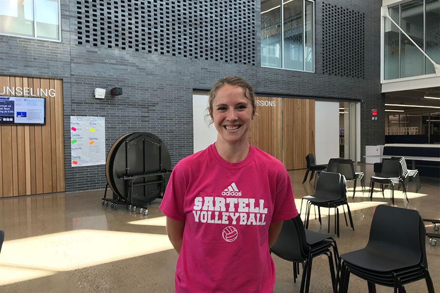 Head Volleyball Coach Sarah Hornseth is proud of her team and what they've accomplished so far this season.