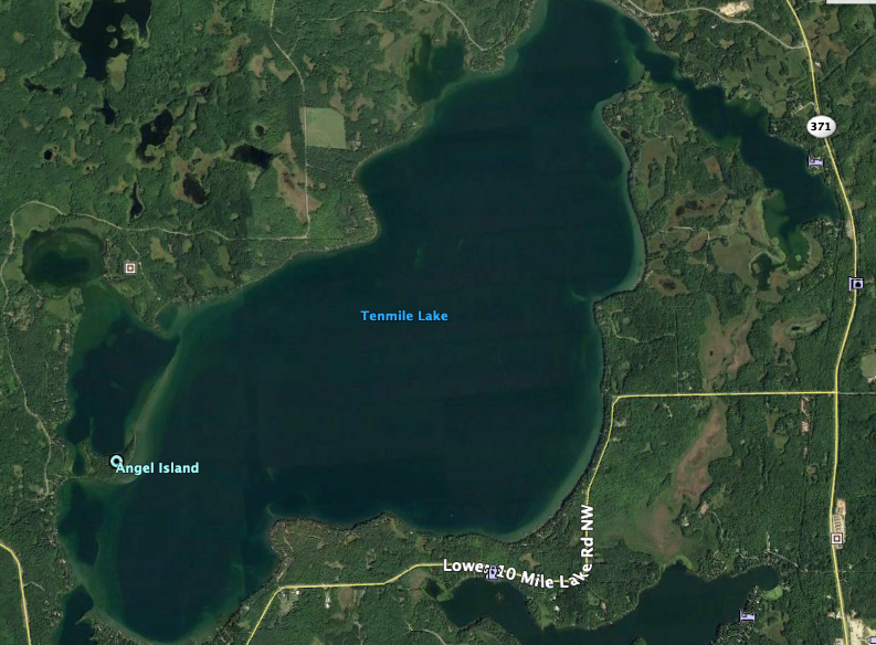 This is a very average Northern Minnesota lake that could be fished using the methods explained.