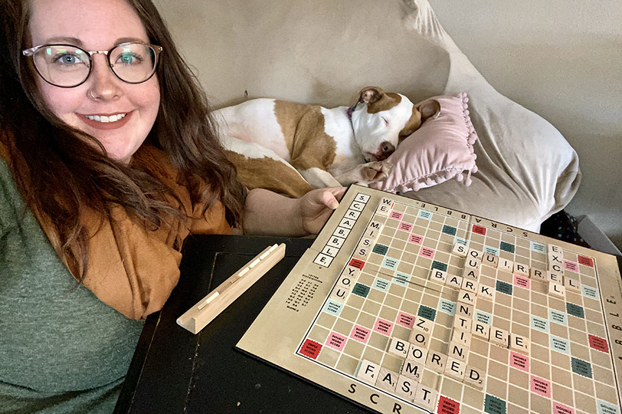 Rose seems to have played endless amounts of games of Scrabble with her english-teaching mom, Ms. Box. 