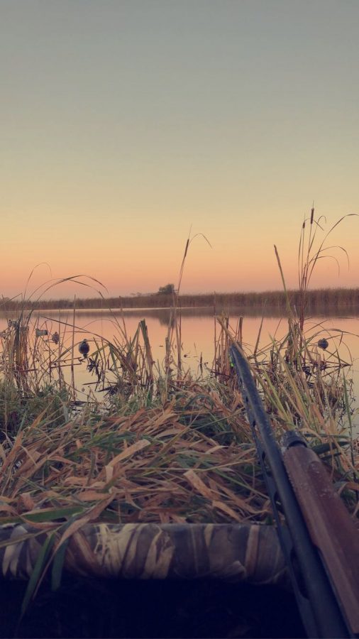 Many people duck hunt on WMA land.  WMA stands for water management area. 