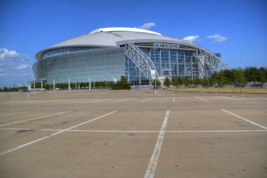 AT&T Stadium, home of the Dallas Cowboys, will be partially filled with fans on Thanksgiving day.