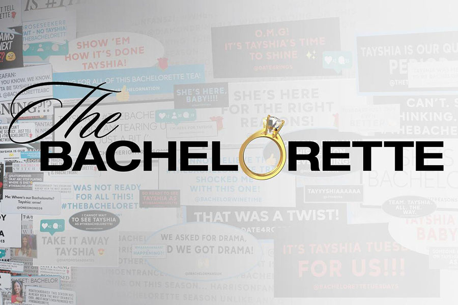 This seasons title picture of The Bachelorette, and it sure is drama-filled!