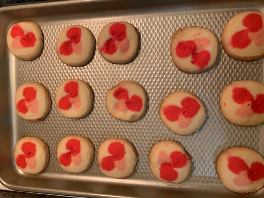 These easy cookies look and smell delicious after baking.