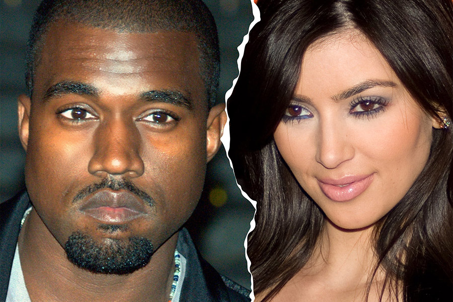 Kardashian and West splitting up after seven years of marriage.