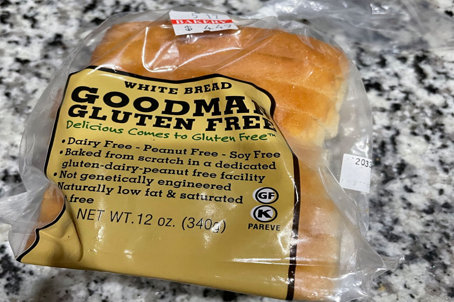 Goodman gluten free bread tastes like normal bread.