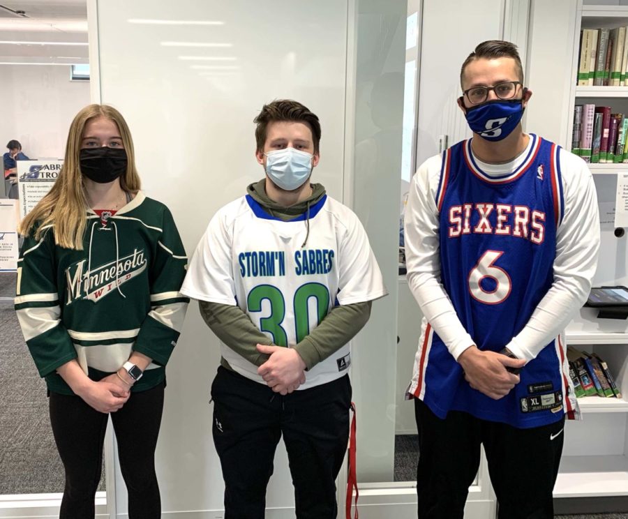 Oistads class takes jersey day very seriously.