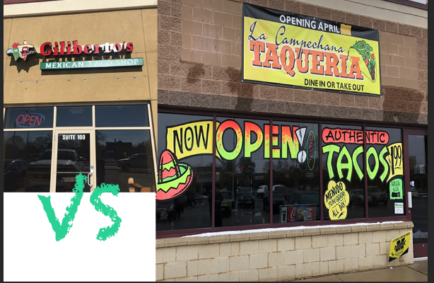 Gilbertos taco shop and La Campechana 