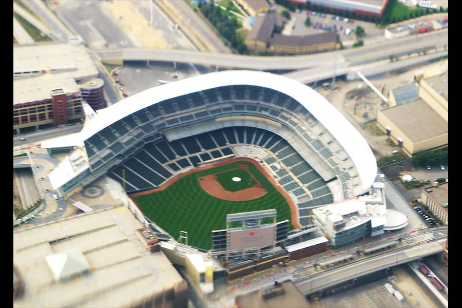 Target Field is still a sight to behold even when its empty.