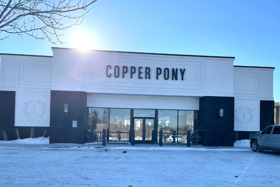 A cold morning in Sauk Rapids at Copper Pony coffee shop is a perfect time to drink coffee and go shopping!