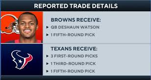 The trade details have released for the Browns-Texans trade.