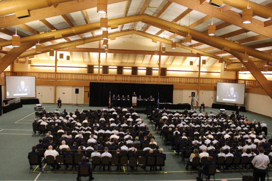 Civil Air Patrol members from across the state and region gather for assemblies 
