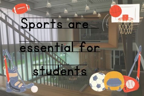 In todays day and age, sports during schools are important. 