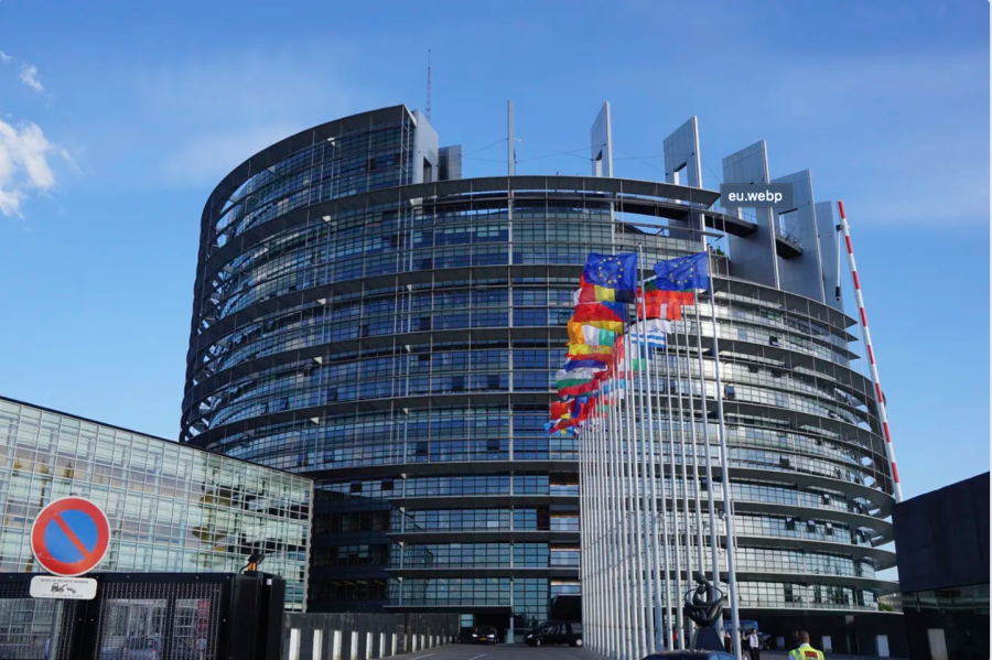 The European Union Headquarters where the meeting for the announcement of the ban was held.