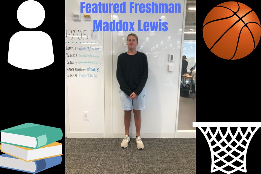 Sartell Freshman Maddox Lewis getting interviewed for this weeks Featured Freshman