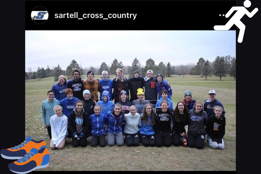 The+Sartell+Cross+Country+team+finishes+fifth+and+sixth+at+the+section+meet.