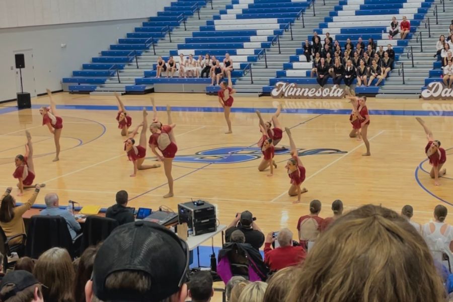 The Sartell varsity jazz dances to I Put a Spell on You 