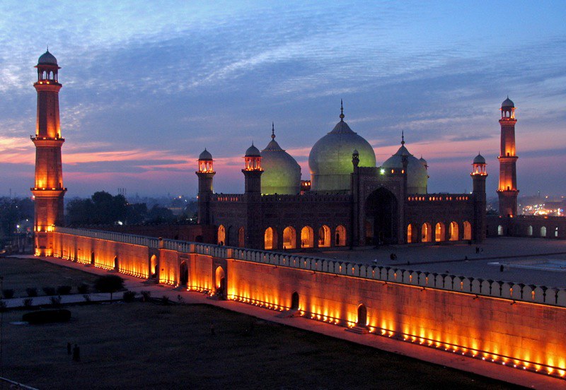 Badshahi Mosque in Pakistan 