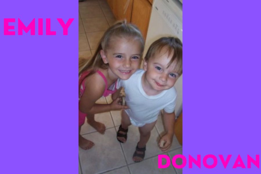 Emily and Donovan have been best buds since 2007. This picture is from 2010.