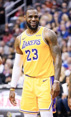 Lebron James plays for the Lakers who had just lost a game due to a missed foul call late in the 4th quarter.