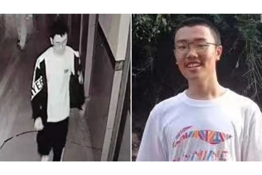 Hu Xinyus picture provided by his family to help authorities find him.