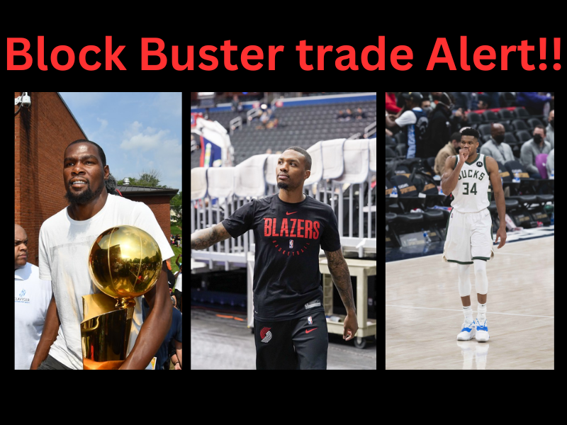 Bucks, Suns, and Trailblazers make three team blockbuster trade involving Damian Lillard.