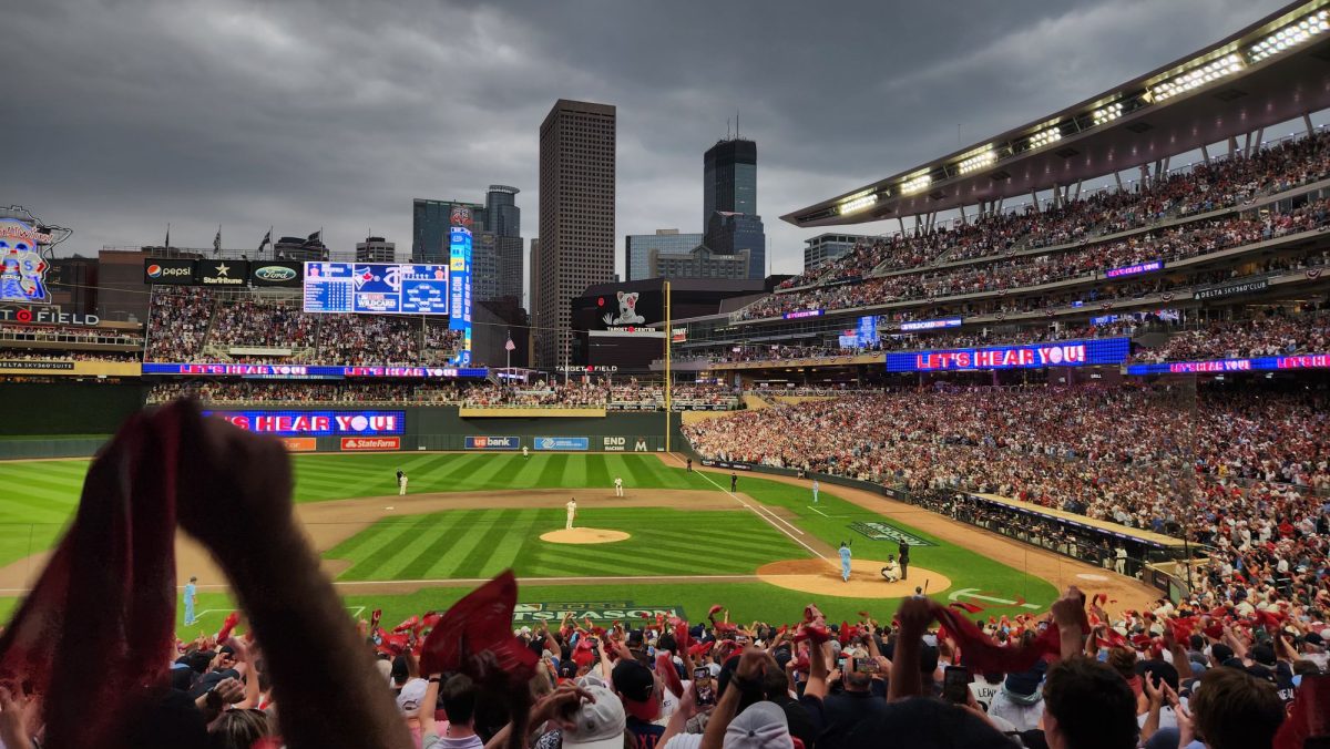 Target Field was packed with 38,450 fans eager to see a playoff win.