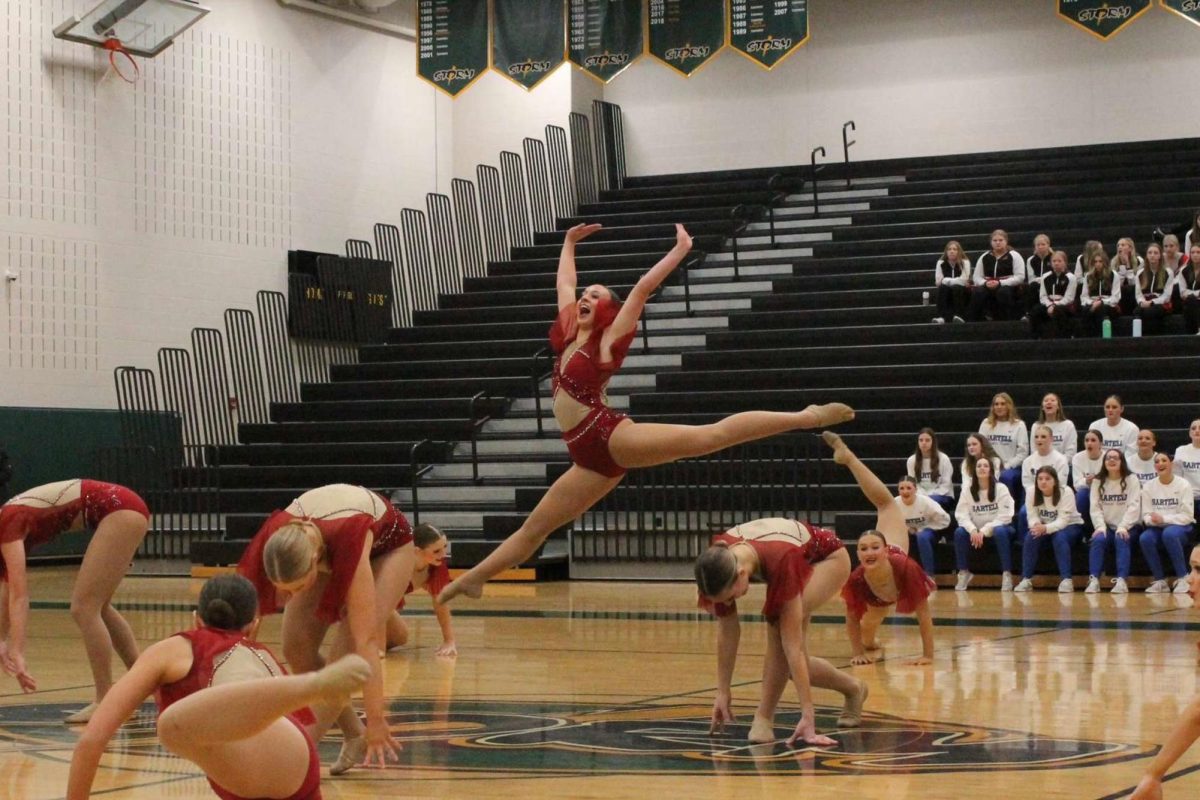 Senior Zayda Pekula performing “I Put A Spell On You” at last year's CLC Championship. (January 13, 2023). Photo used with permission by Kalyn Jacobs.

