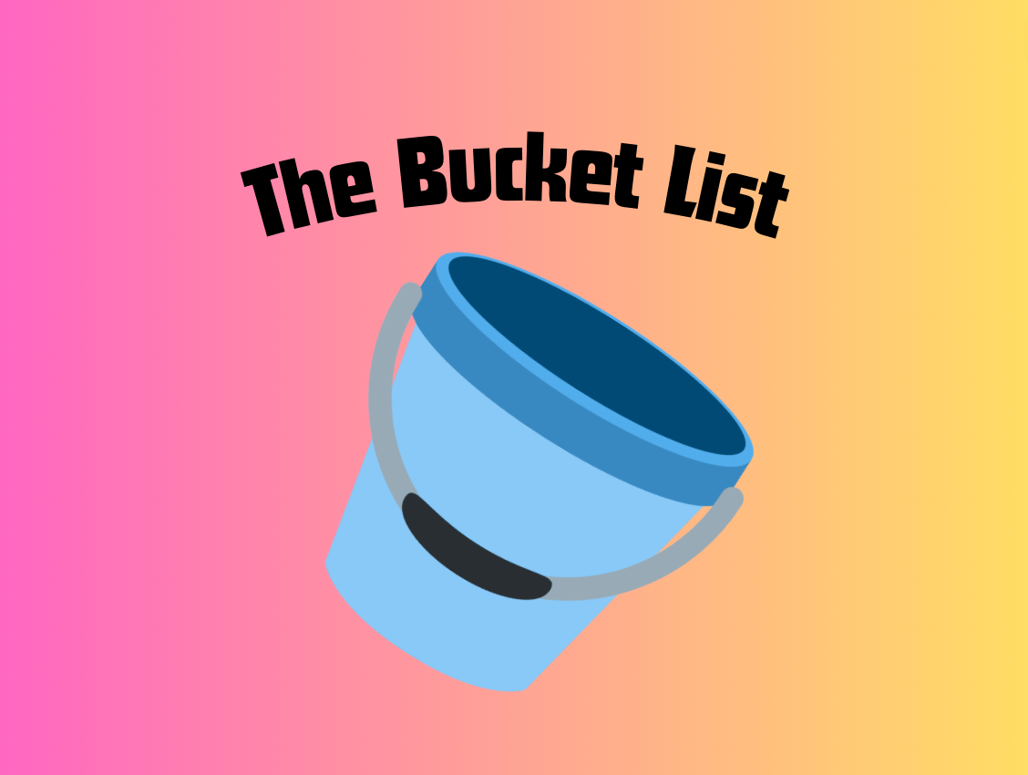 The Bucket List is a feature that highlights what Sartell students want to accomplish. 
