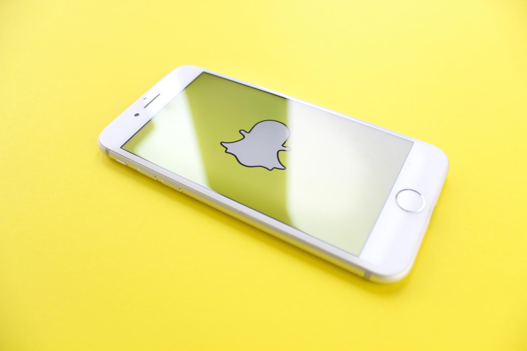 Social media apps, like Snapchat, are currently extremely popular for teenagers. photo via Pexels under the creative commons license.