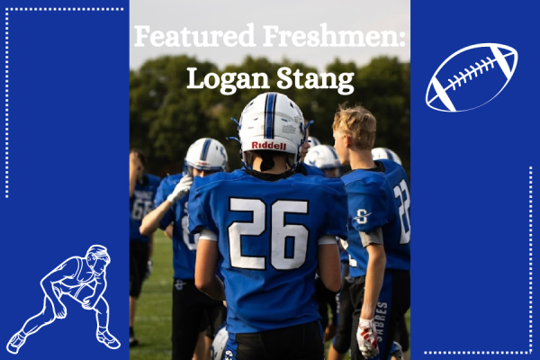 Freshmen Logan Stang is a two-sport athlete and a dedicated student. (Photo used with permission from Logan Stang)