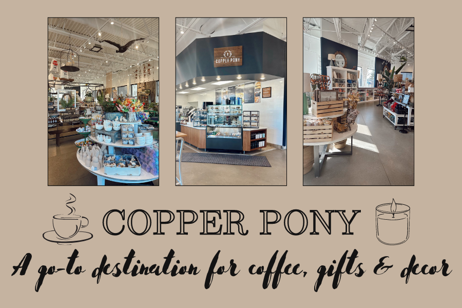 Copper Pony is a gift shop with a full cafe located in Sauk Rapids.