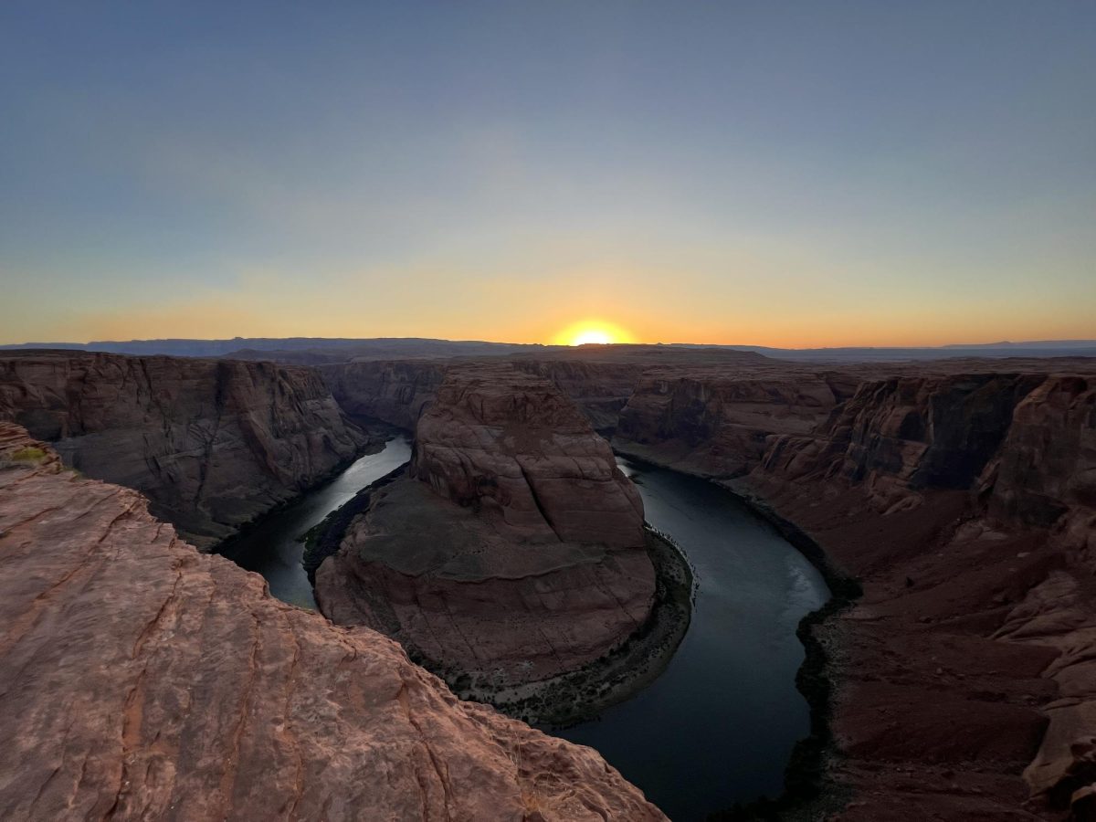 There are many places to watch the sunset in Arizona, but Horseshoe Bend, pictured above, is a popular favorite for both locals and tourists.