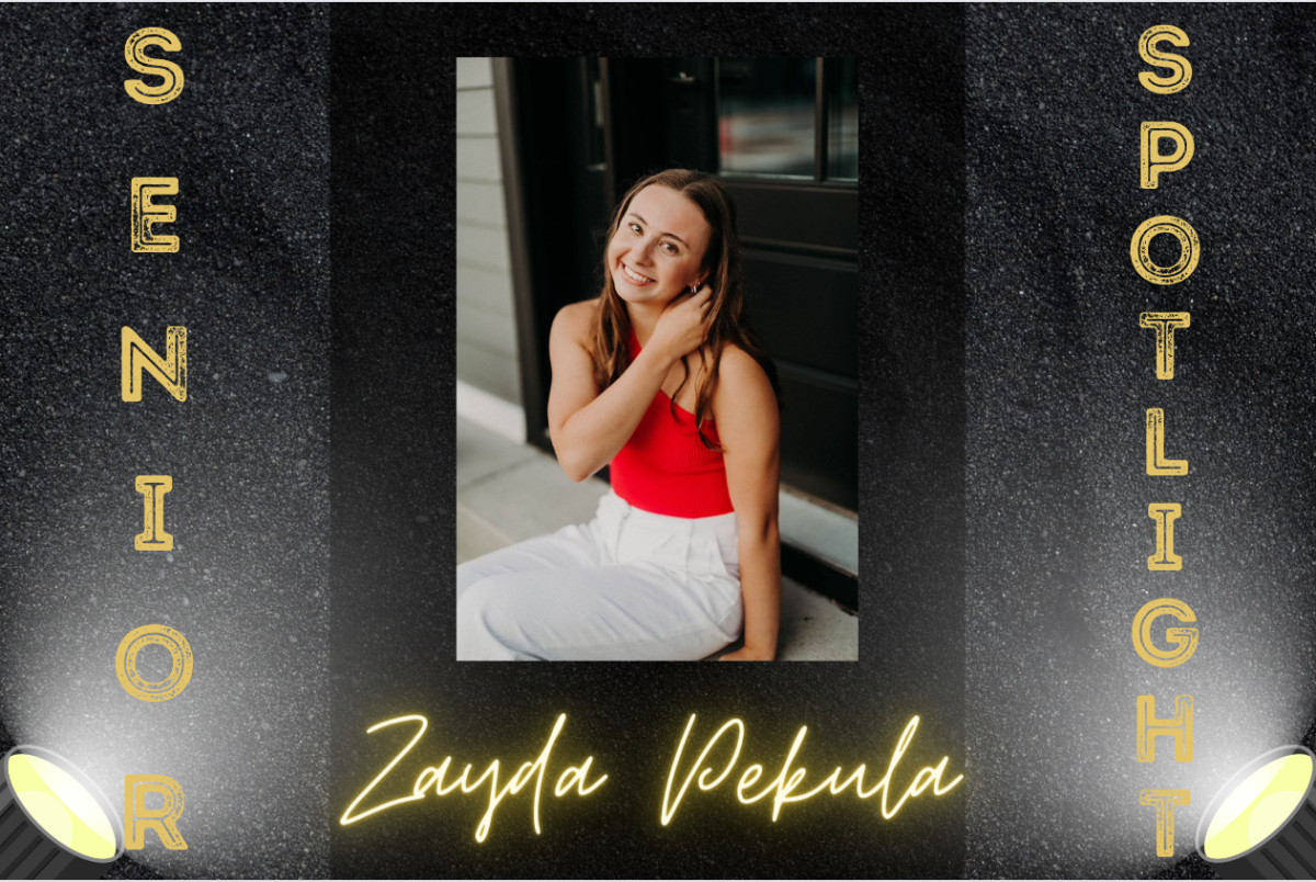 Sartell High School senior Zayda Pekula is being featured this week. (Photo used with permission from Zayda Pekula).