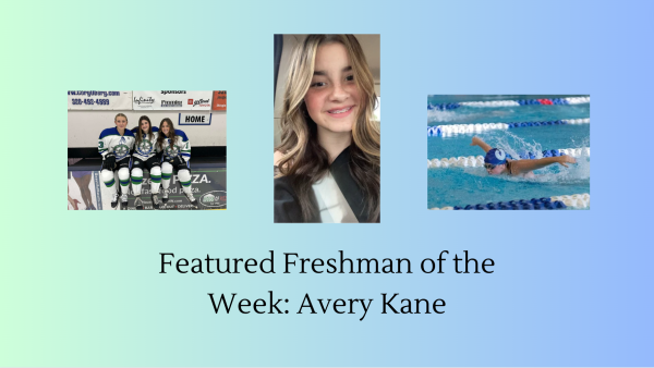 Avery is involved in both swimming and hockey! (Photos used with permission by Avery Kane)