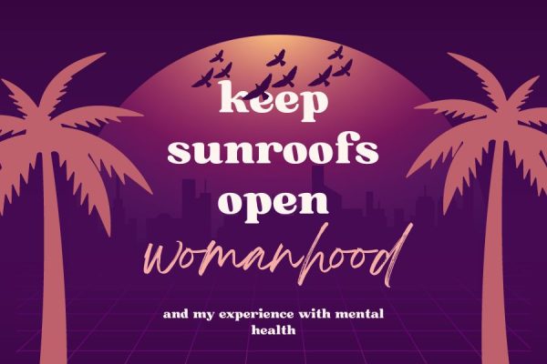 Womanhood, and mental health can be related to a metaphor involving sunroofs.