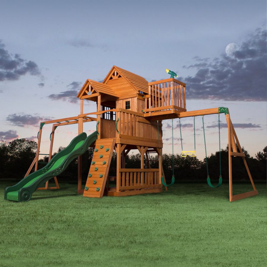 This was my play set. The Backyard Discovery Skyfort II. (Fair use photo by Backyard Discovery)