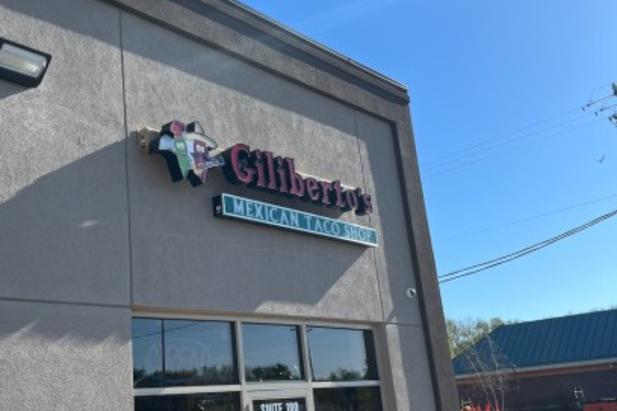 Picture of the outside of the Gilbertos on Thursday morning