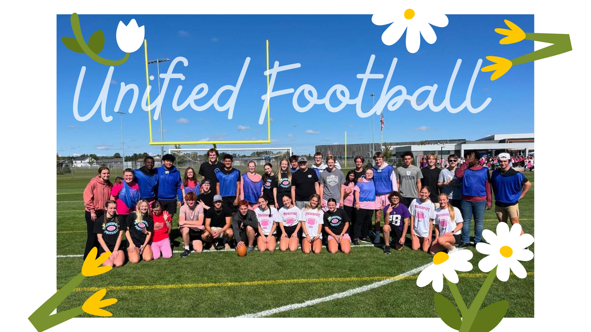 The team that made the unified football game amazing! (photo used with permission from Fallyn Budde)