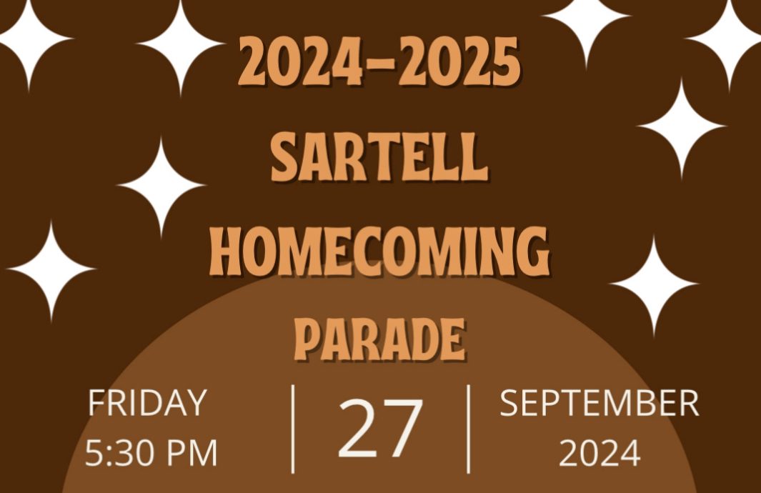 Sartell Homecoming parade information flyer!