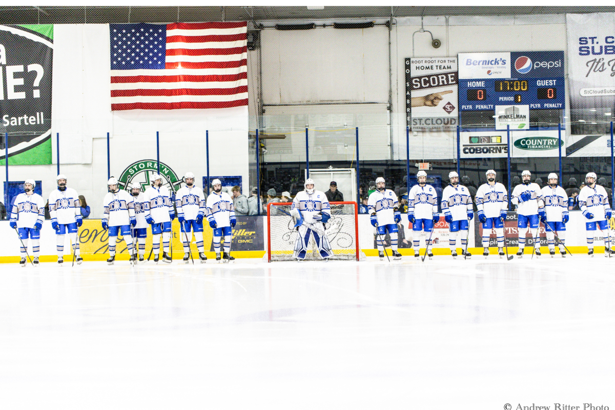 The last years SHS hockey team went all out with their effort and hard work. (Photo used with permission by Andrew Ritter)