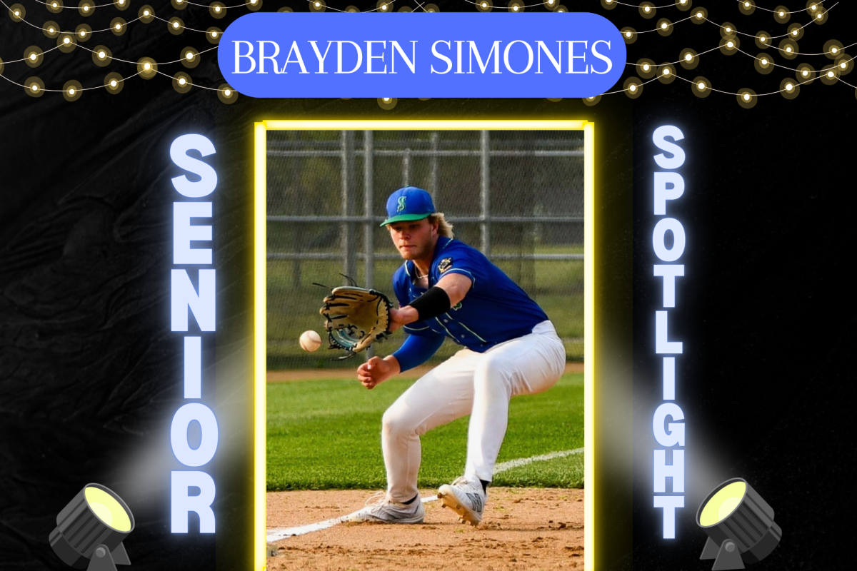 Senior, Brayden Simones, is eager to play his last seasons of basketball and baseball with Sartell. (Used with permission from Brayden Simones.)