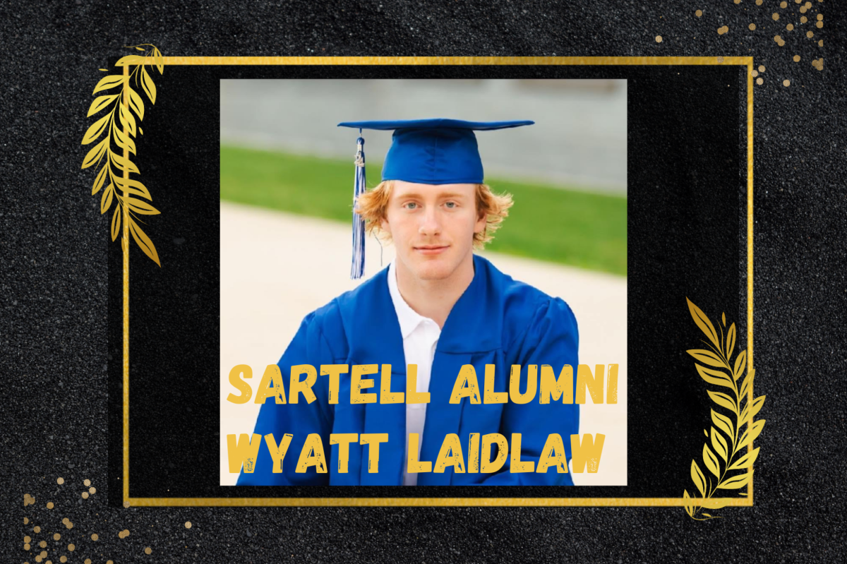 Wyatt Laidlaw a former Sartell student poses before graduation day. Photo used with permission from Wyatt Laidlaw,