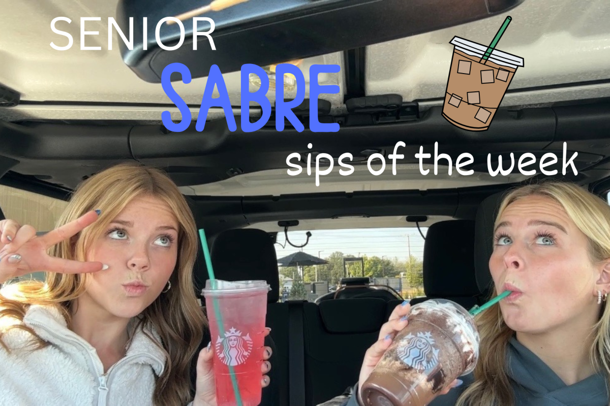 Kalyn and Reagan posed with the drinks of the week, for week three!